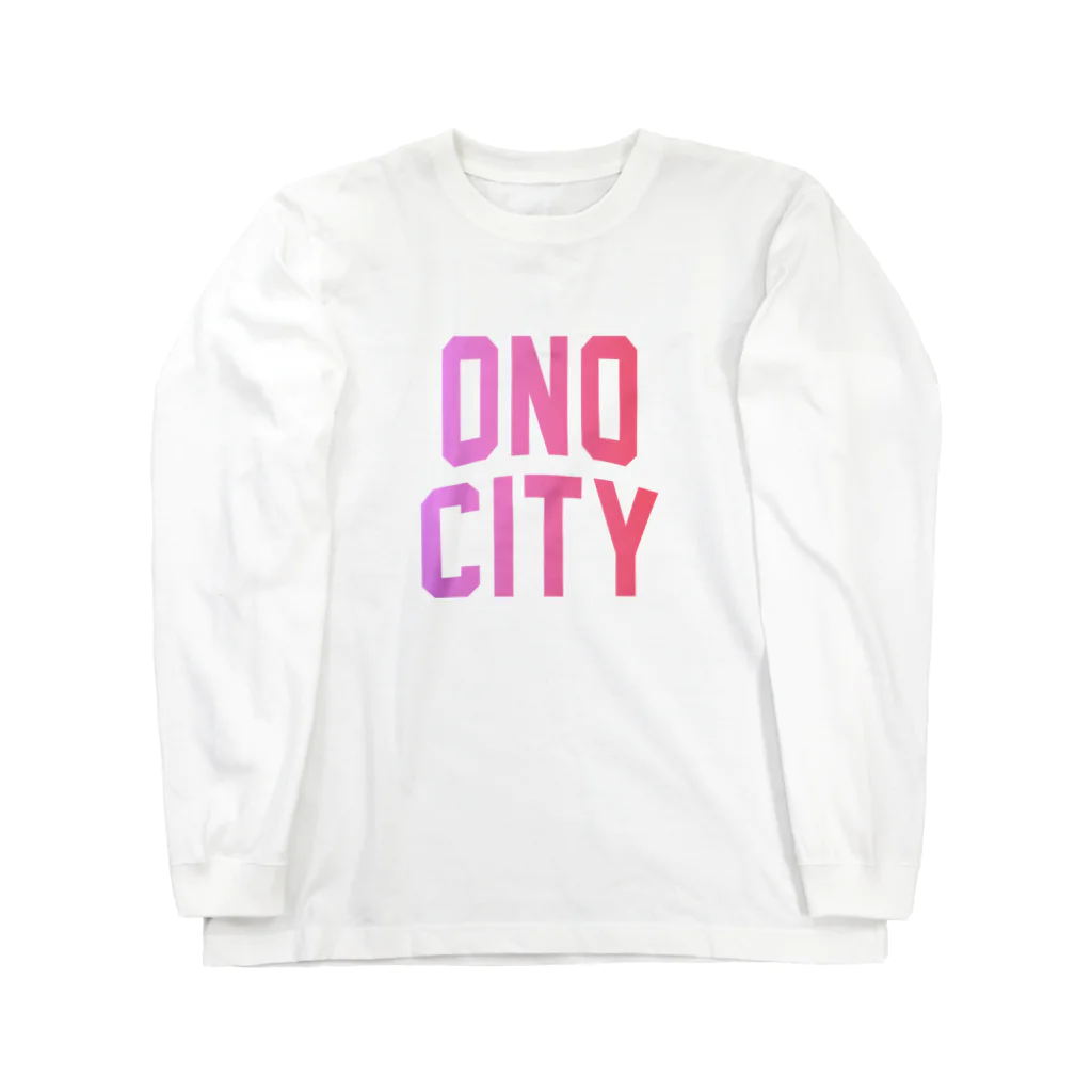 JIMOTOE Wear Local Japanの小野市 ONO CITY ロングスリーブTシャツ