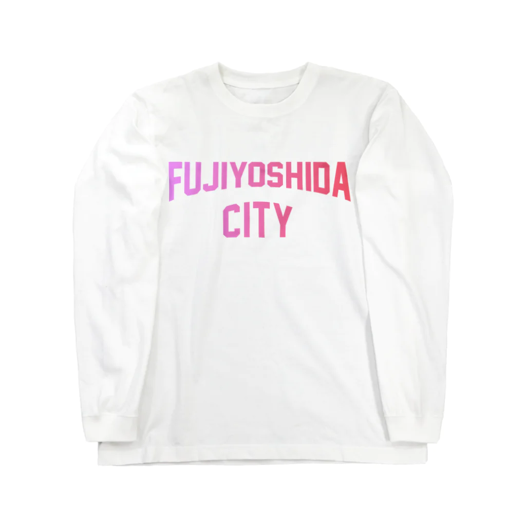 JIMOTOE Wear Local Japanの富士吉田市 FUJI YOSHIDA CITY Long Sleeve T-Shirt