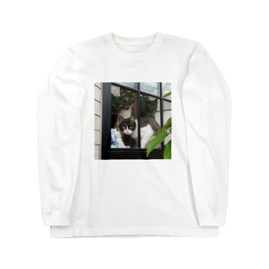 ショップ猫家族の猫家族 ロングスリーブTシャツ