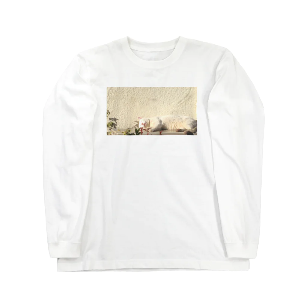 あべこのお店 の猫お昼寝 Long Sleeve T-Shirt