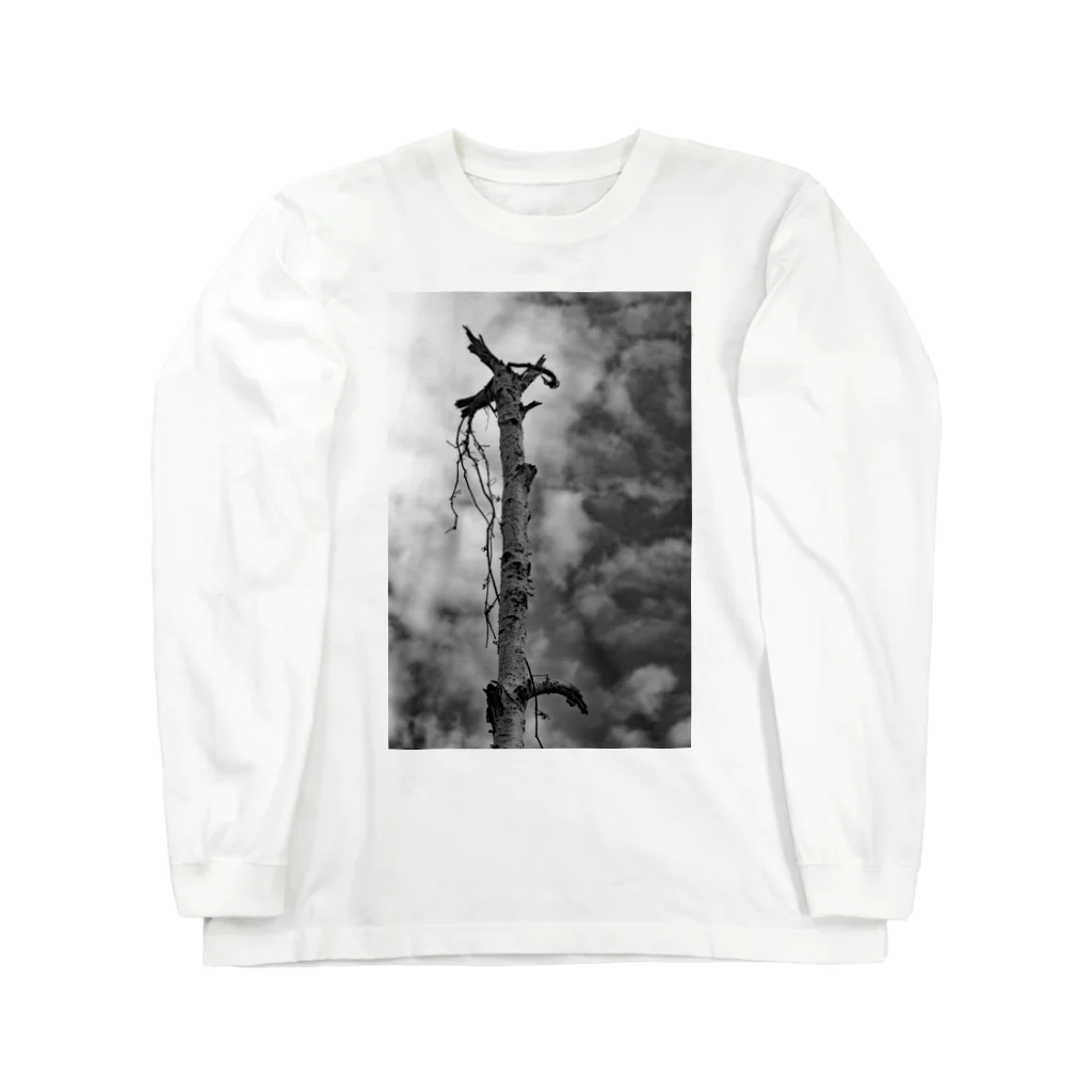 0isall_zoologicalの枯木 Long Sleeve T-Shirt