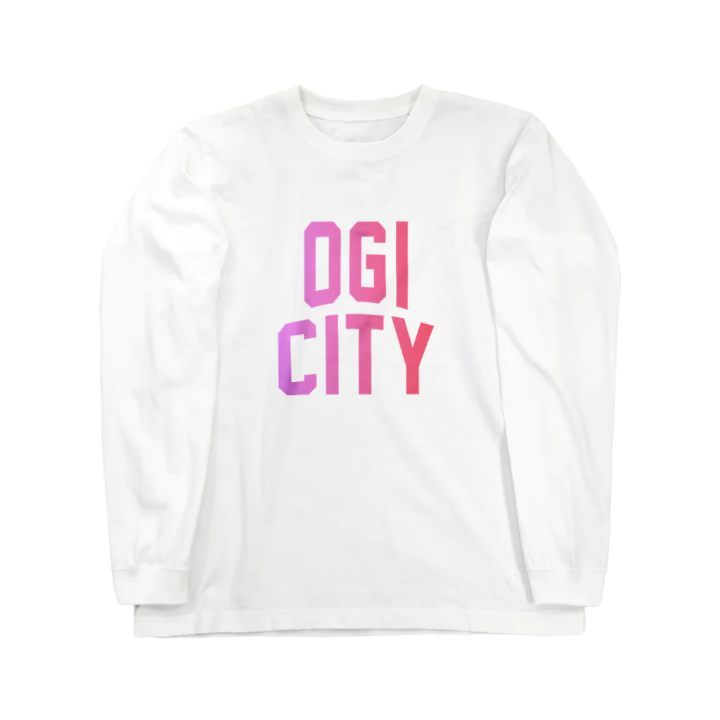 JIMOTOE Wear Local Japanの小城市 OGI CITY Long Sleeve T-Shirt
