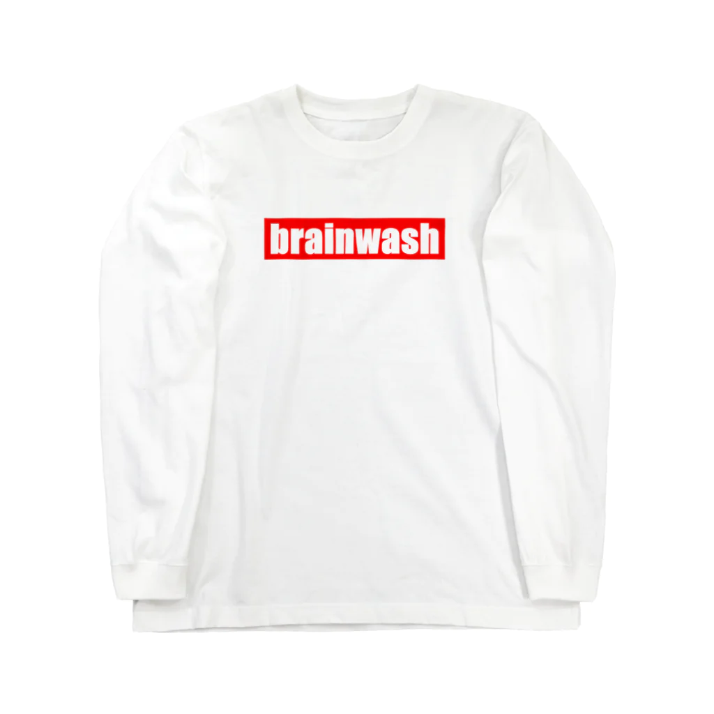 blackCAT-audioのbrainwash（シンプルデザイン） ロングスリーブTシャツ