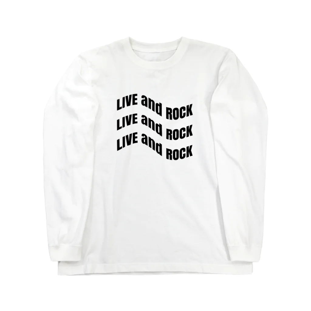 L&RのL&R  LIVE and ROCK Long Sleeve T-Shirt