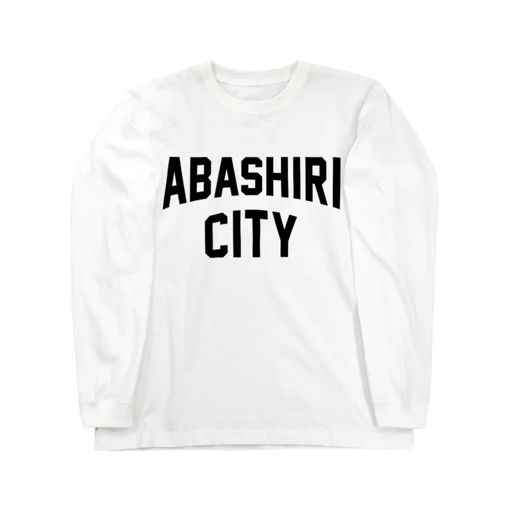 JIMOTOE Wear Local Japanの網走市 ABASHIRI CITY ロングスリーブTシャツ