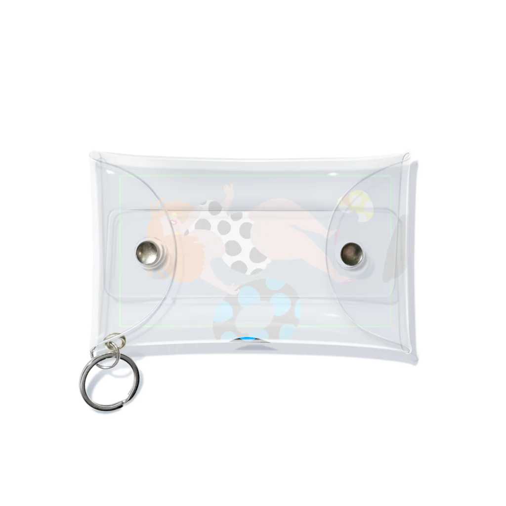 fig-treeの水玉の女03 Mini Clear Multipurpose Case