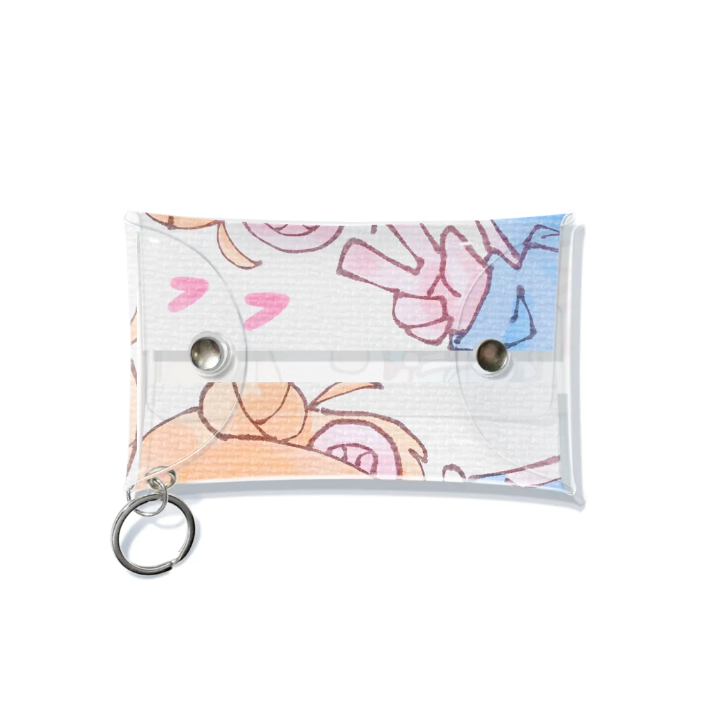 𝐨𝐧のにこちゃん可愛い！！ Mini Clear Multipurpose Case