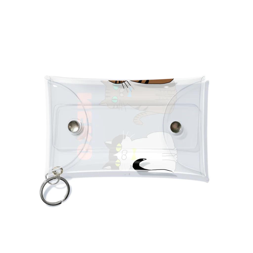 キジトラ&ハチワレのNEKO 〜キジトラ&ハチワレ Mini Clear Multipurpose Case