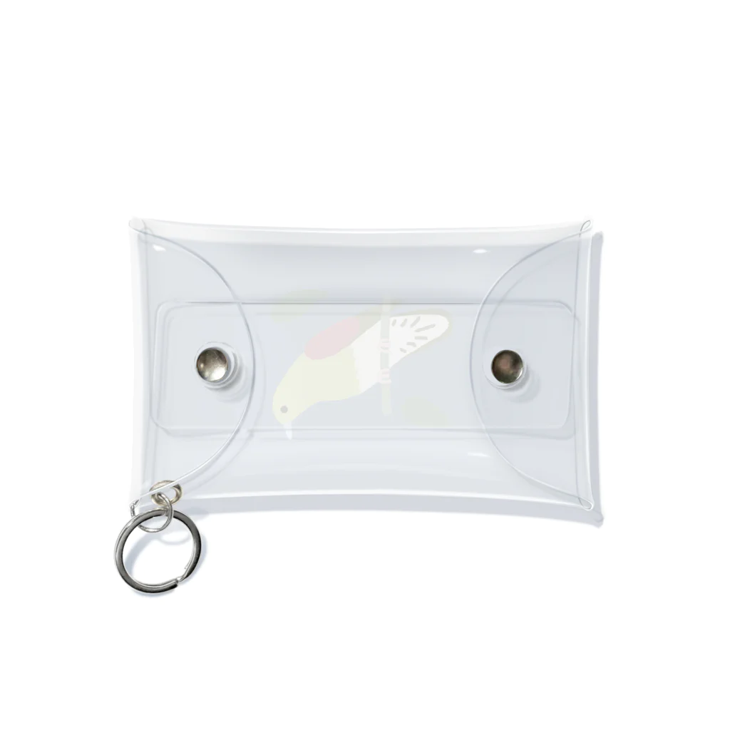 piro piro piccoloのアオバト Mini Clear Multipurpose Case