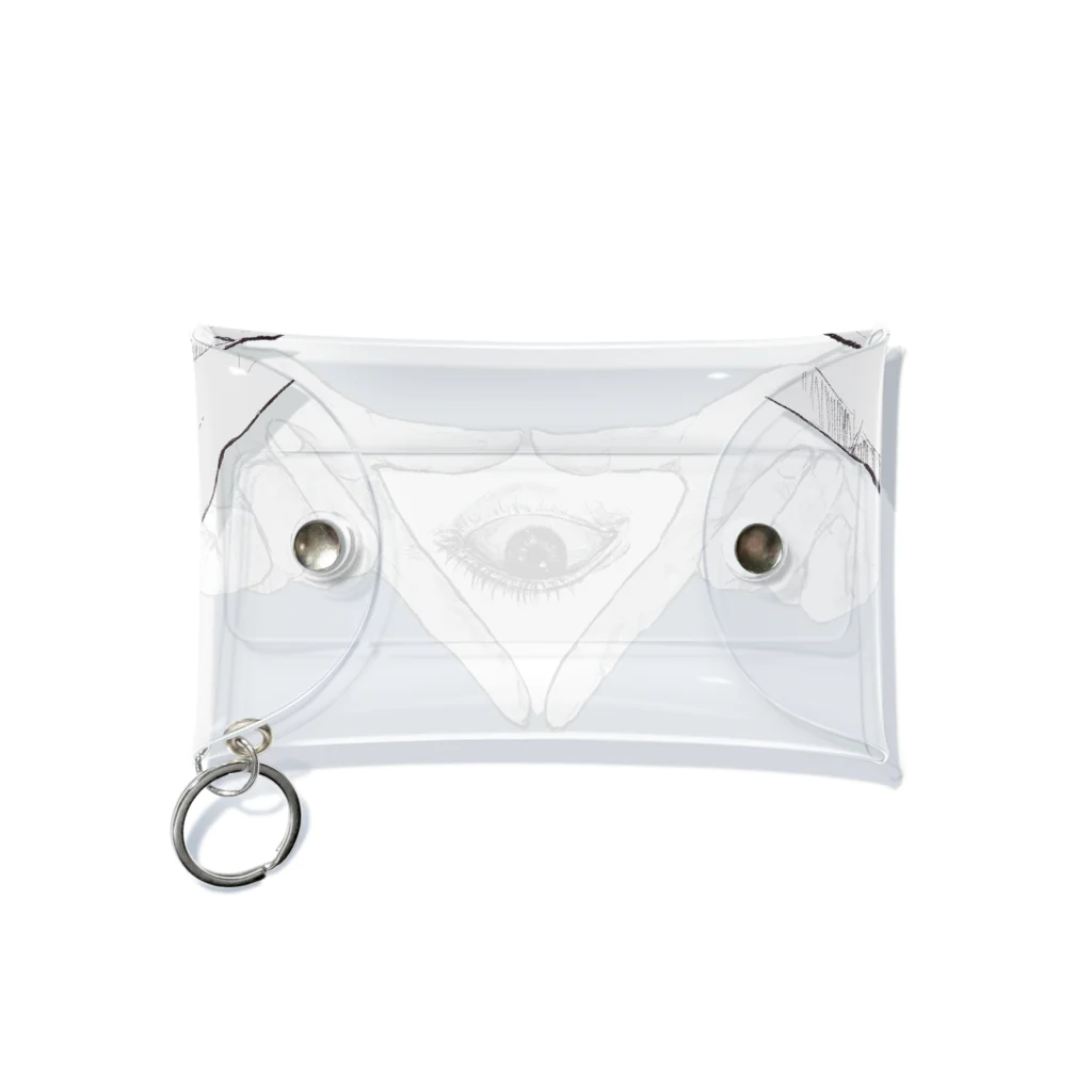 Michi Matotaniのまなざし Mini Clear Multipurpose Case