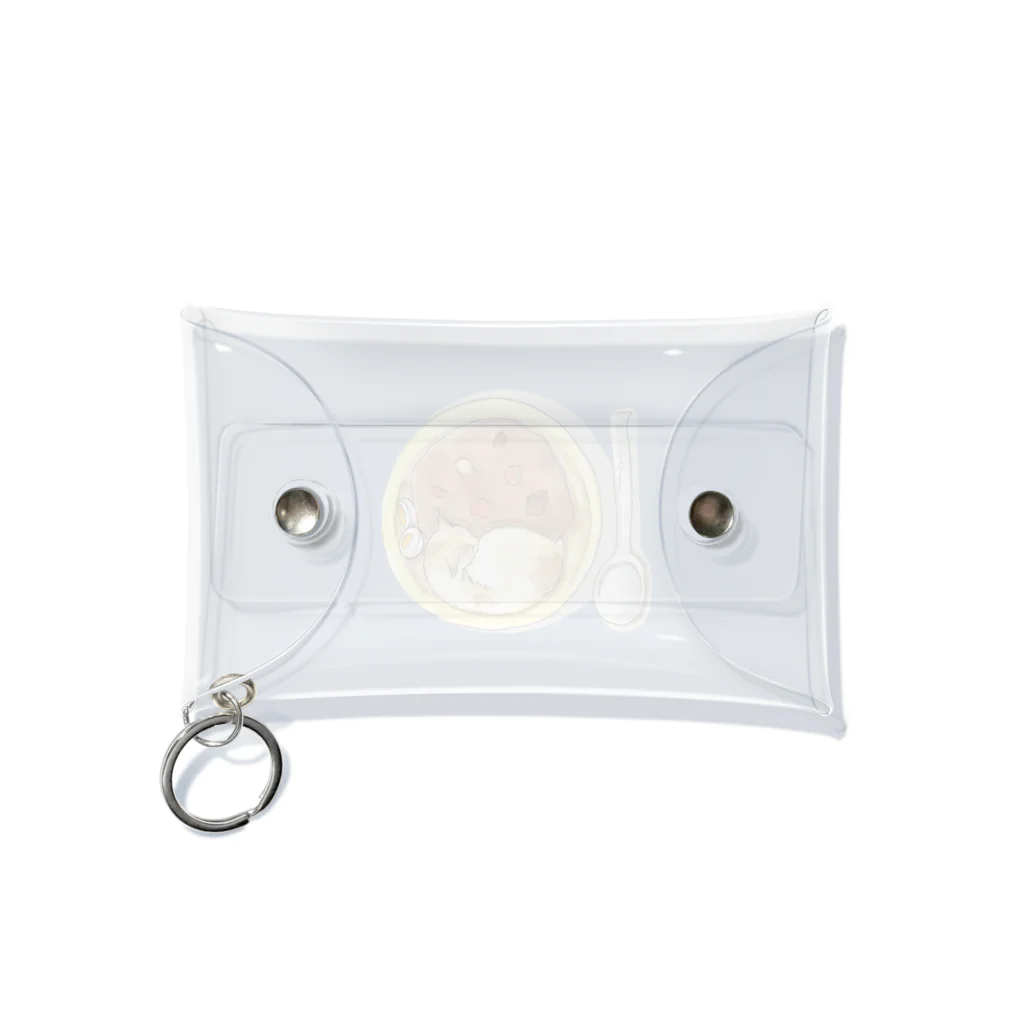 kaoru@nekomangakakuyoのカレーにゃイスねこ Mini Clear Multipurpose Case