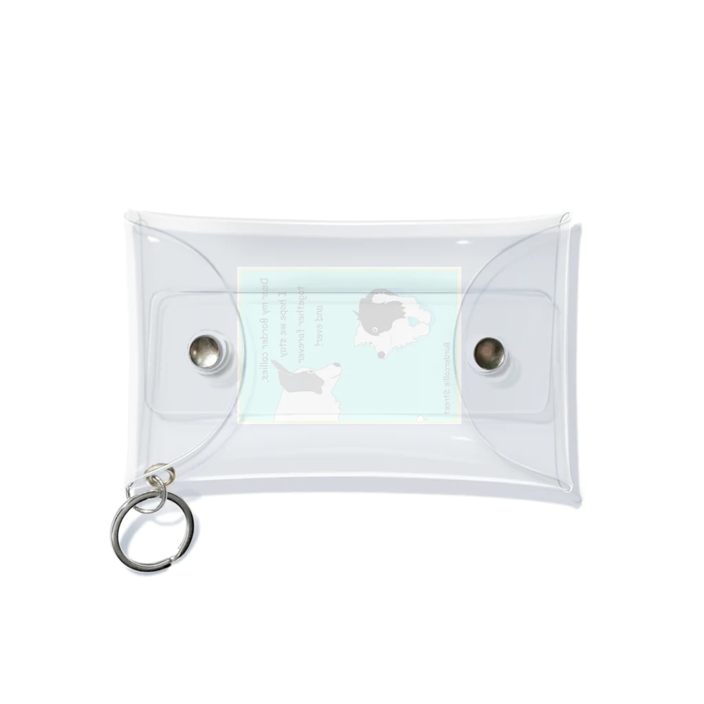 Bordercollie StreetのBorder Collie 89 Mini Clear Multipurpose Case