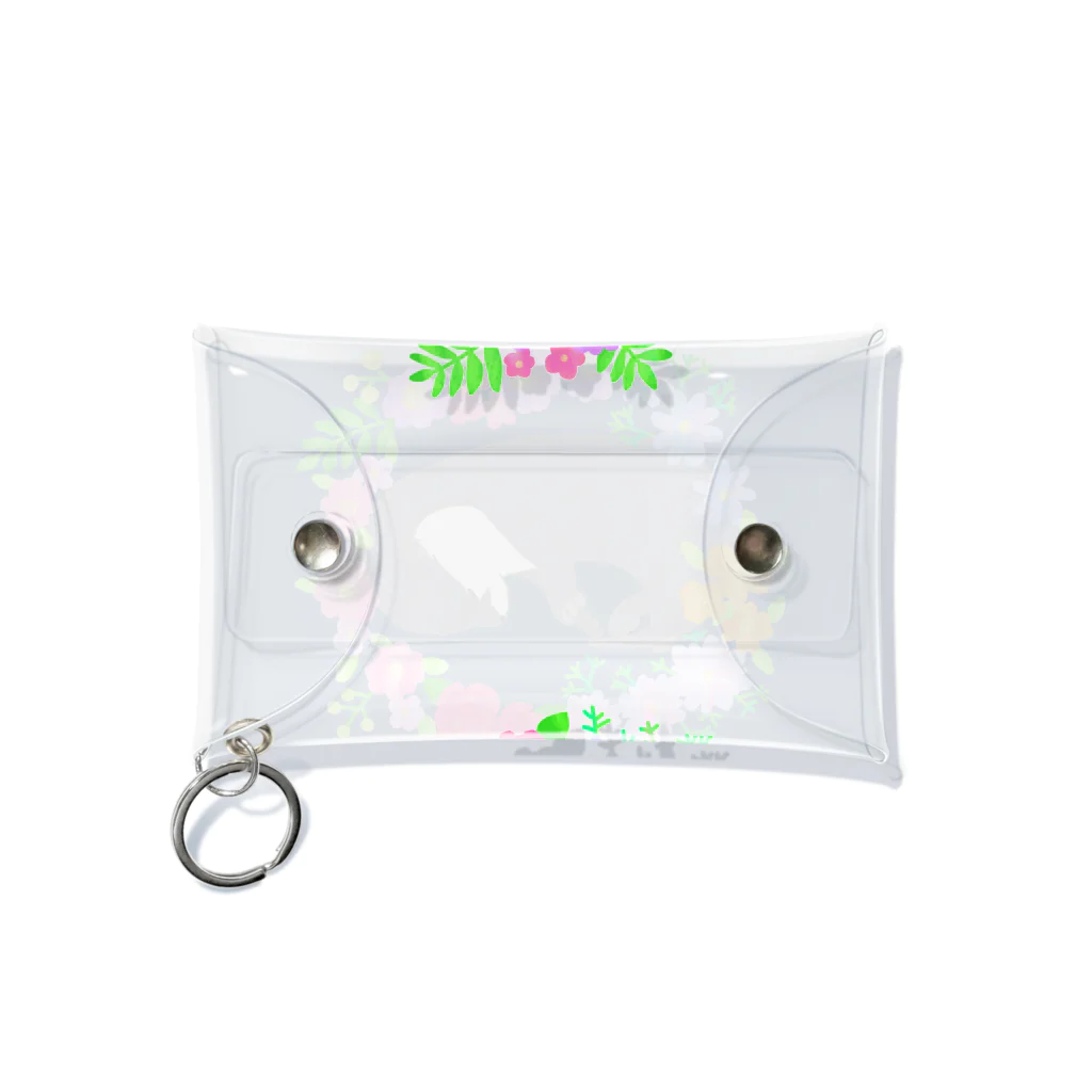 羊毛フェルトのMOFFU.（もっふ）のカワウソの美ら（ちゅら）ちゃん Mini Clear Multipurpose Case