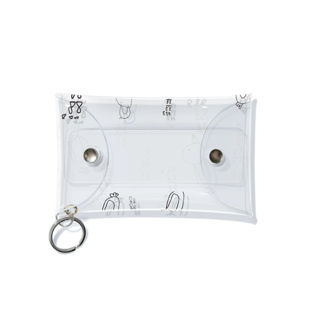 -pooh-のおいかけペンギン10 Mini Clear Multipurpose Case