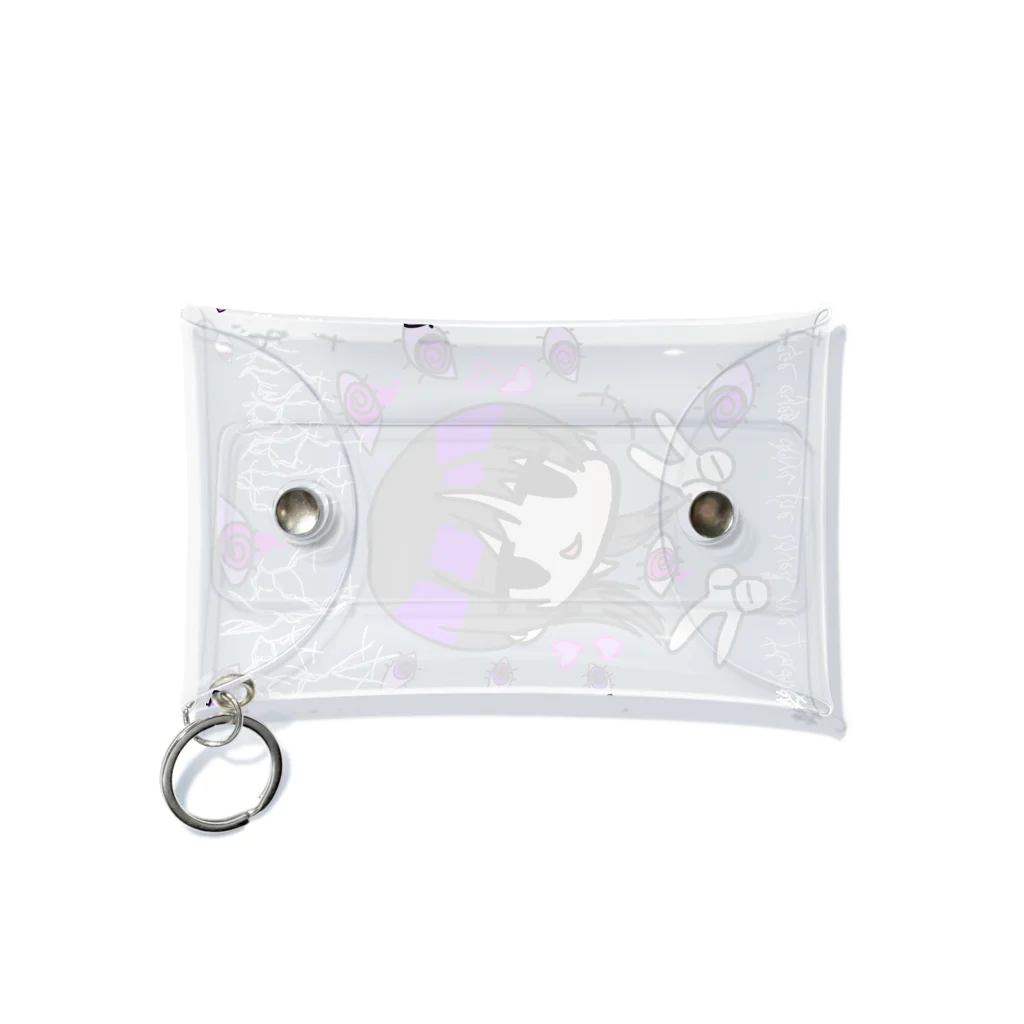 Cursed Eyeのうるふくん。 Mini Clear Multipurpose Case