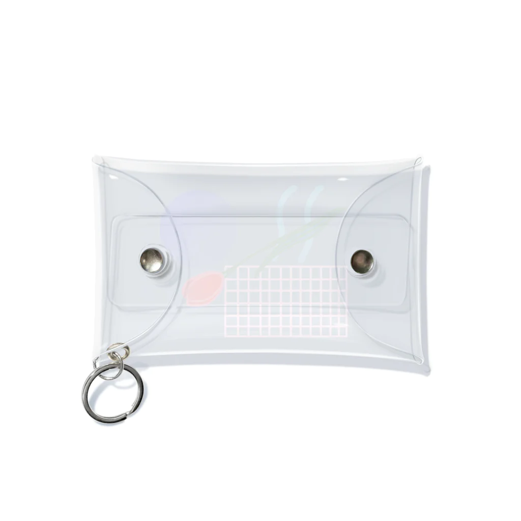 nm.のチューリップ Mini Clear Multipurpose Case