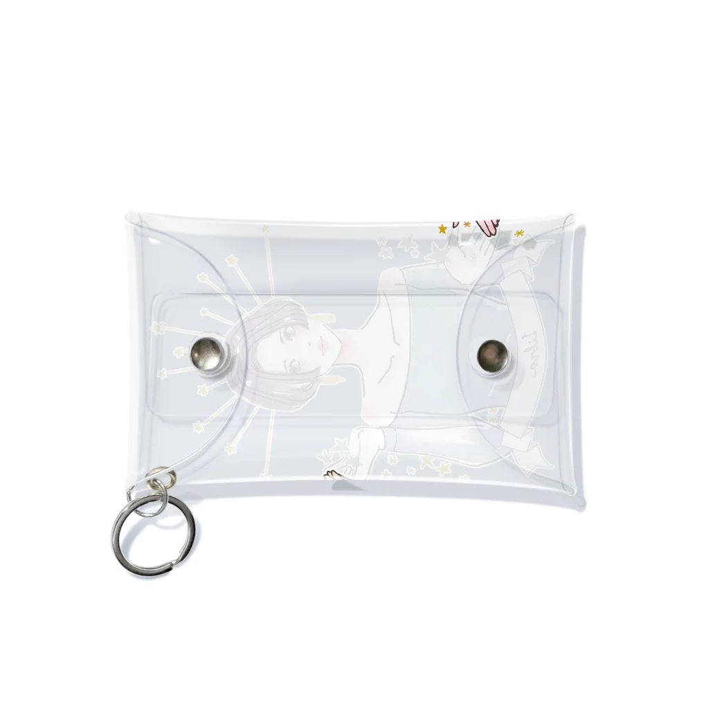 MegSugitaの12星座ちゃん、天秤座の子 Mini Clear Multipurpose Case