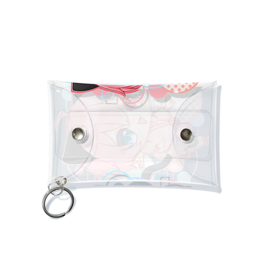 🐾ルリにゃんこ🐾の夏にゃんこ Mini Clear Multipurpose Case