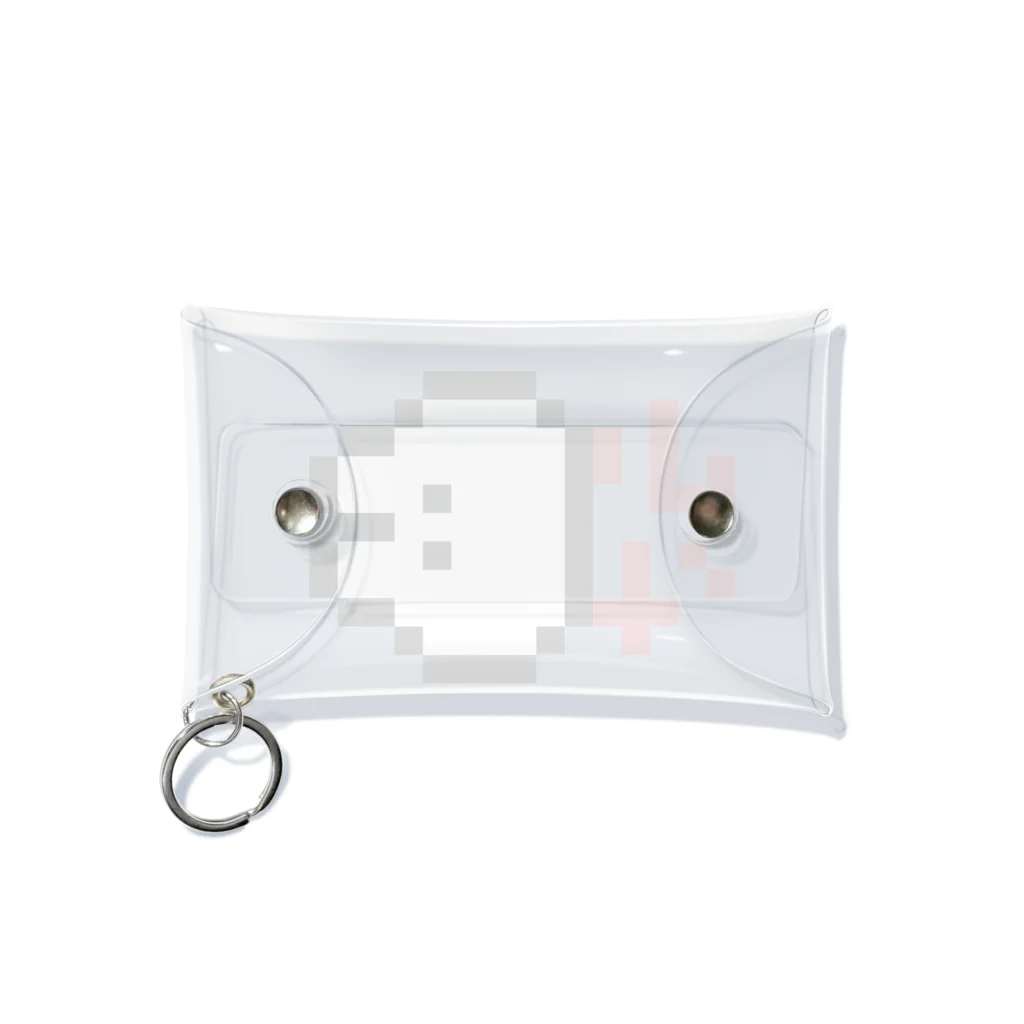 cro_tricolorのうさ Mini Clear Multipurpose Case