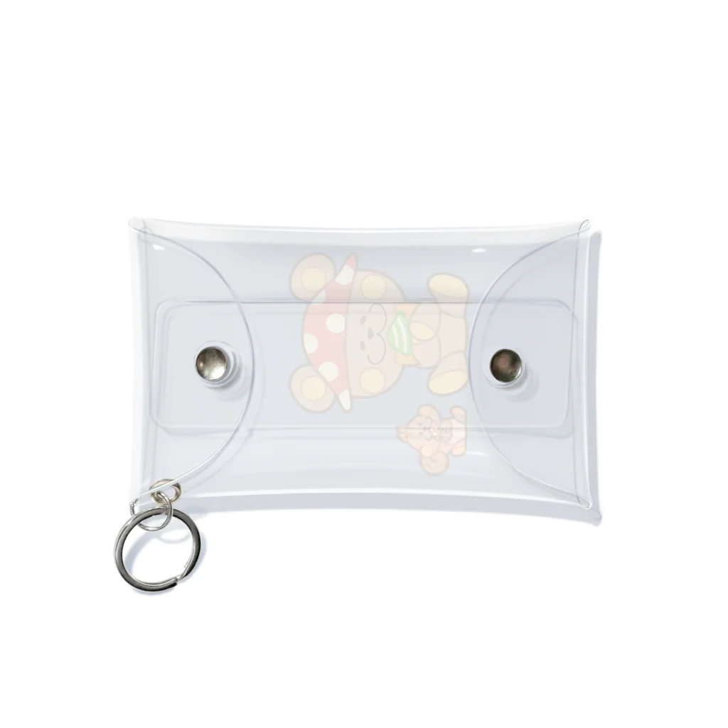 レタ(LETA)のぬいクマちゃんのキノコがり Mini Clear Multipurpose Case