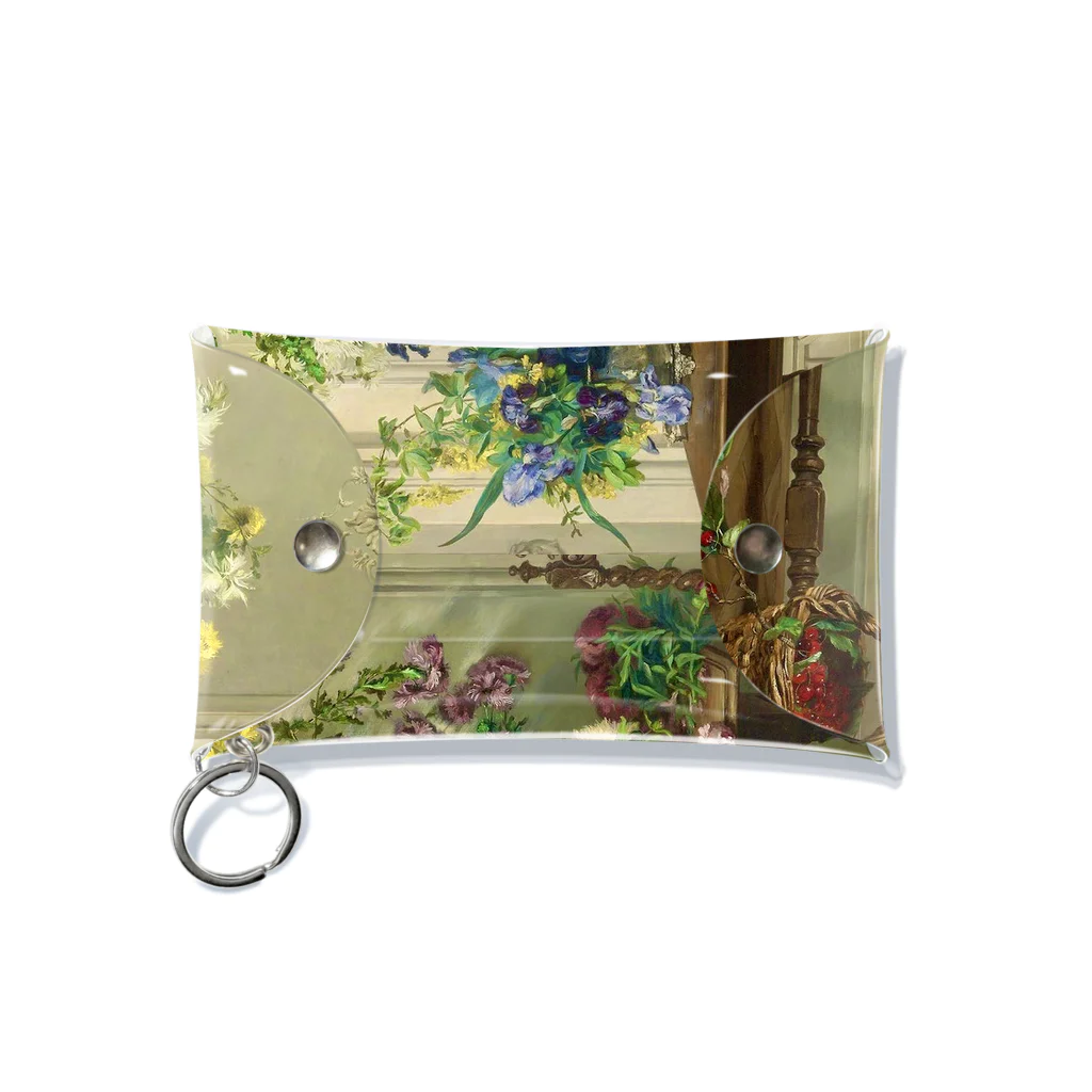 花名画アートグッズのJenny Villebesseyx 《花のある静物》 Mini Clear Multipurpose Case