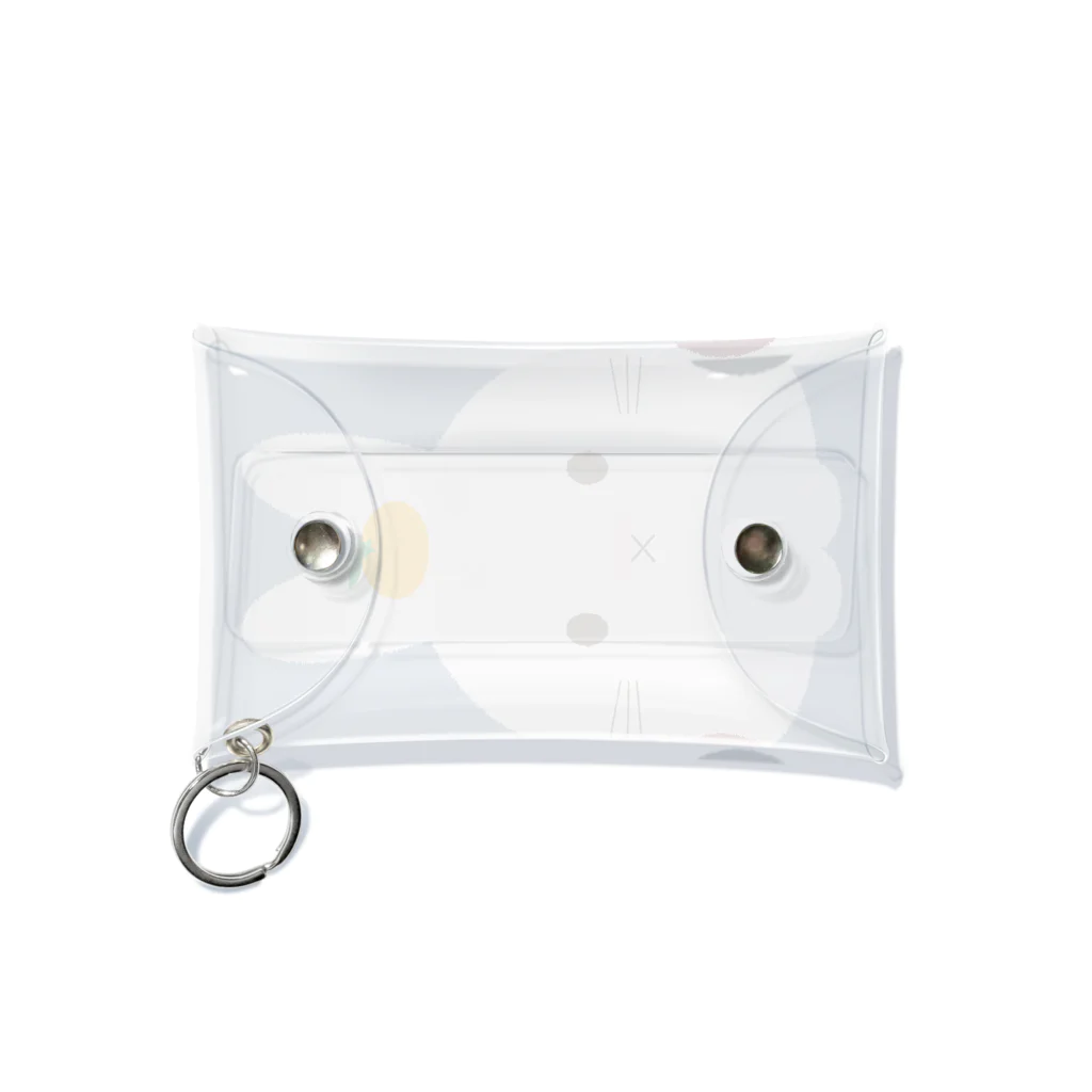Atelier Pomme verte の鏡餅うさぎ Mini Clear Multipurpose Case
