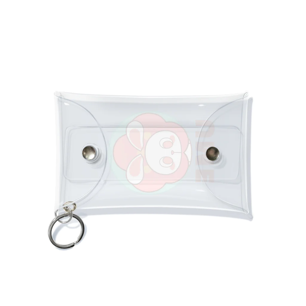 レタ(LETA)のぽっぷらうさぎ(UME・緑) Mini Clear Multipurpose Case