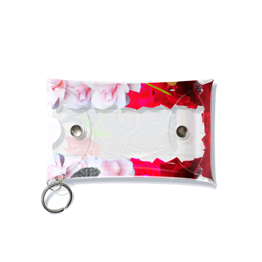 shikisai02sの栗鼠と薔薇 Mini Clear Multipurpose Case