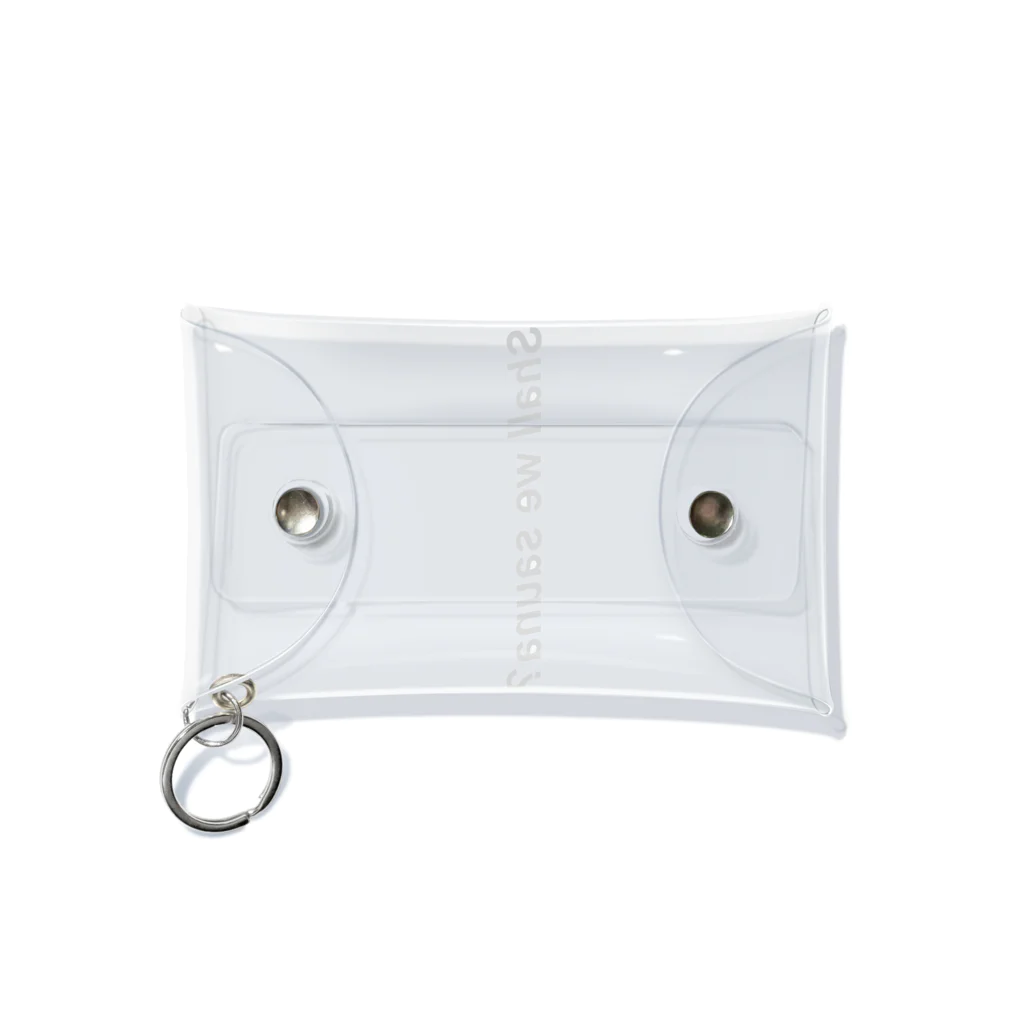 shall we sauna?のshall we sauna? Mini Clear Multipurpose Case