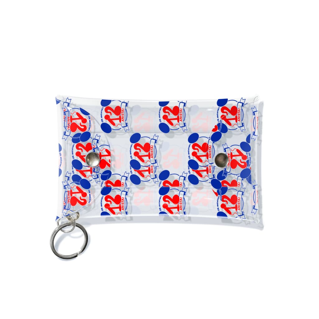 アニソンバーあにすた！の赤青 Mini Clear Multipurpose Case