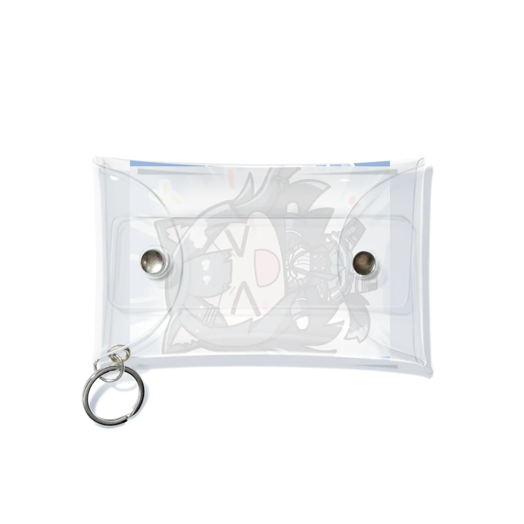 Fragment【フラグメント】のBIGSmile黒猫ちゃん Mini Clear Multipurpose Case