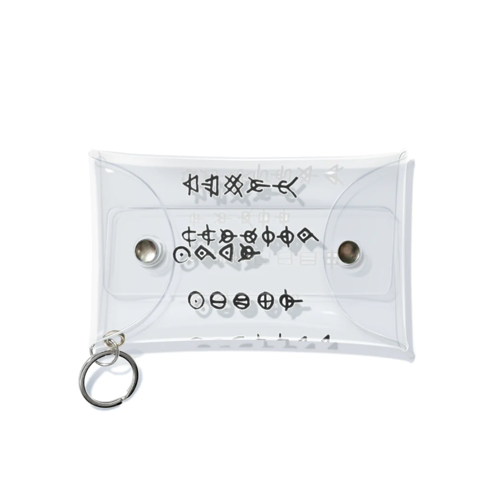 COCONUTchanのアワウタ　縄文 Mini Clear Multipurpose Case