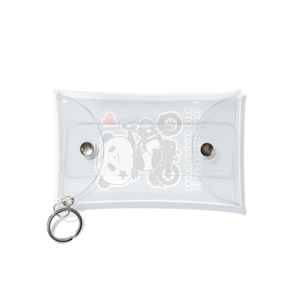 交通安全パンダ協会の安全運転平和パンダ Mini Clear Multipurpose Case