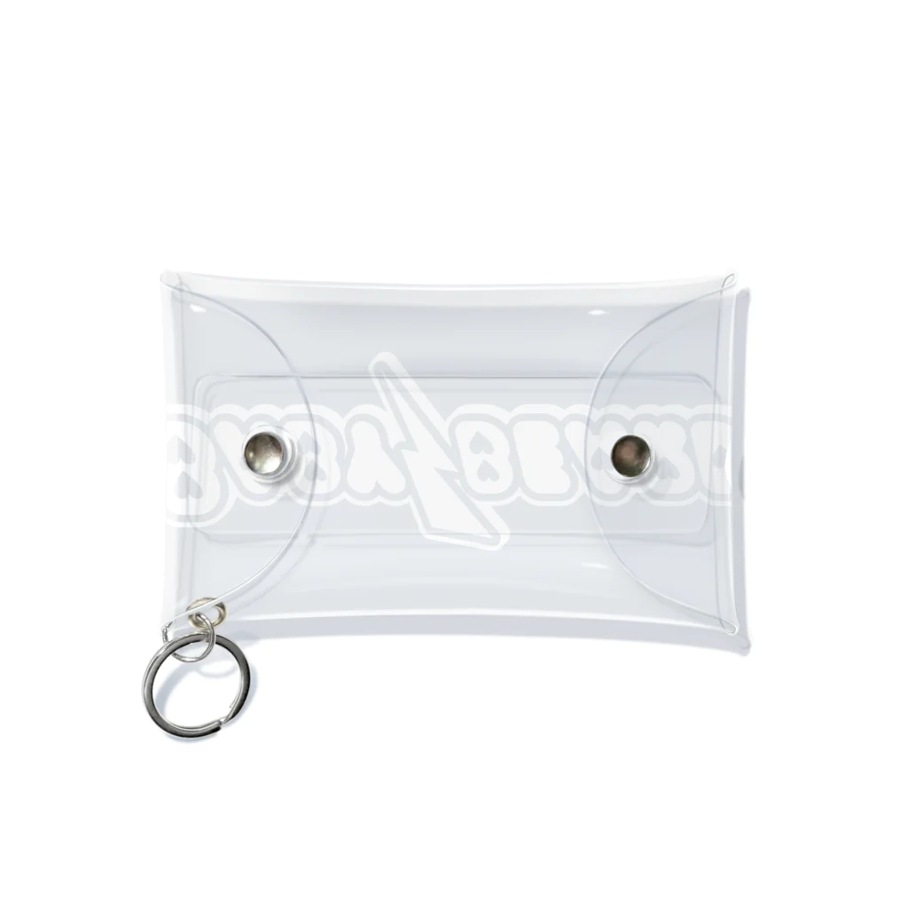 BABYBEARDのBABYBEARD Official LOGO (white) Mini Clear Multipurpose Case