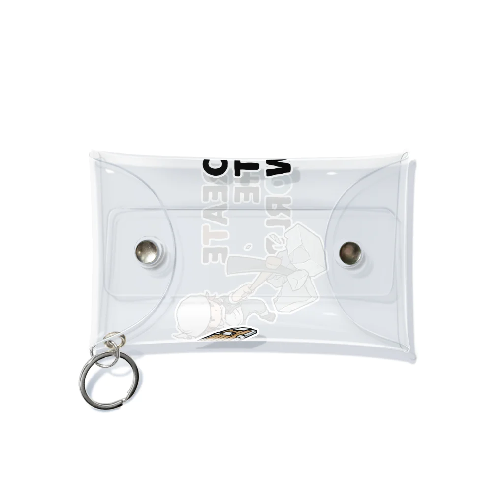 mocchi’s workshopのCREATE THE WORLD Mini Clear Multipurpose Case