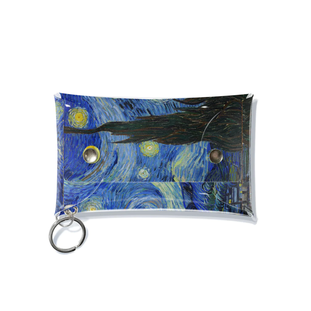 世界美術商店の星月夜 / The Starry Night Mini Clear Multipurpose Case