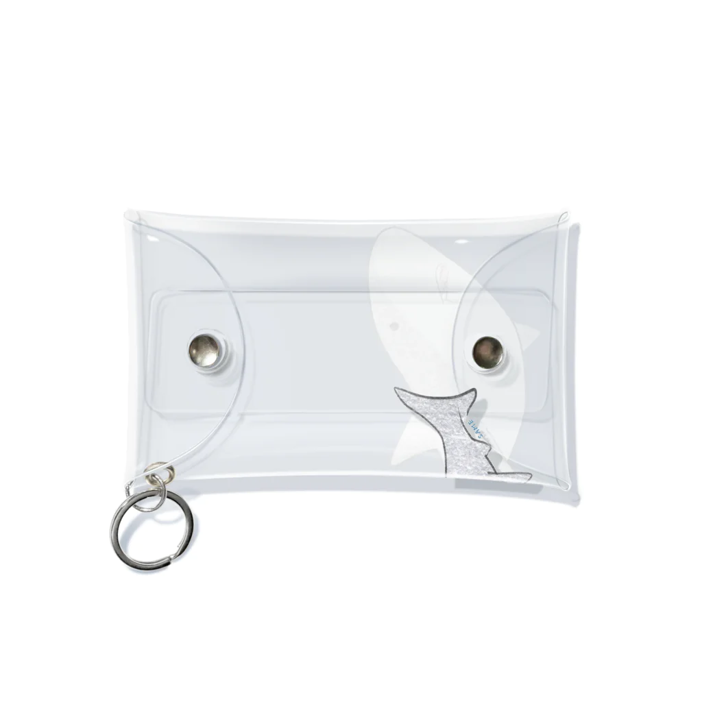 Niwawaのサメちゃん Mini Clear Multipurpose Case