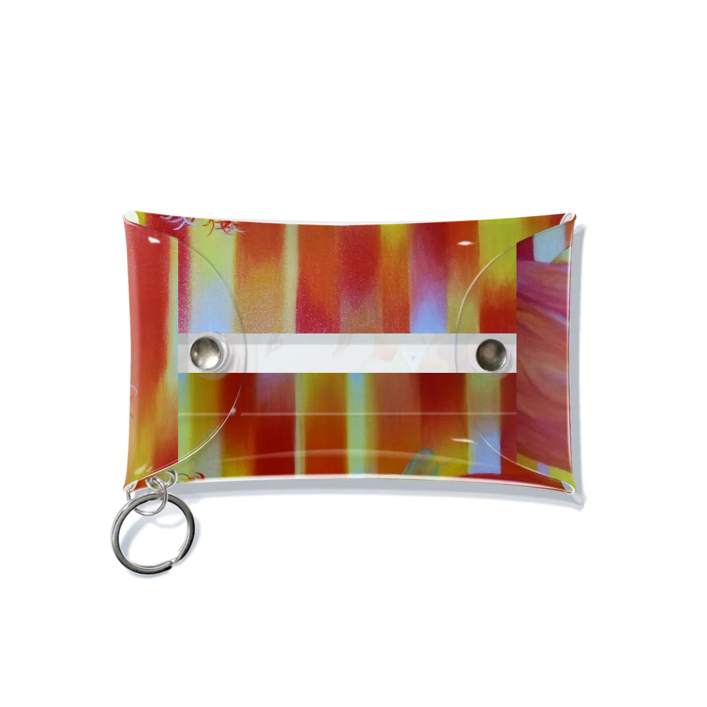 Happy Circusのハッピークラウン4・woman Mini Clear Multipurpose Case