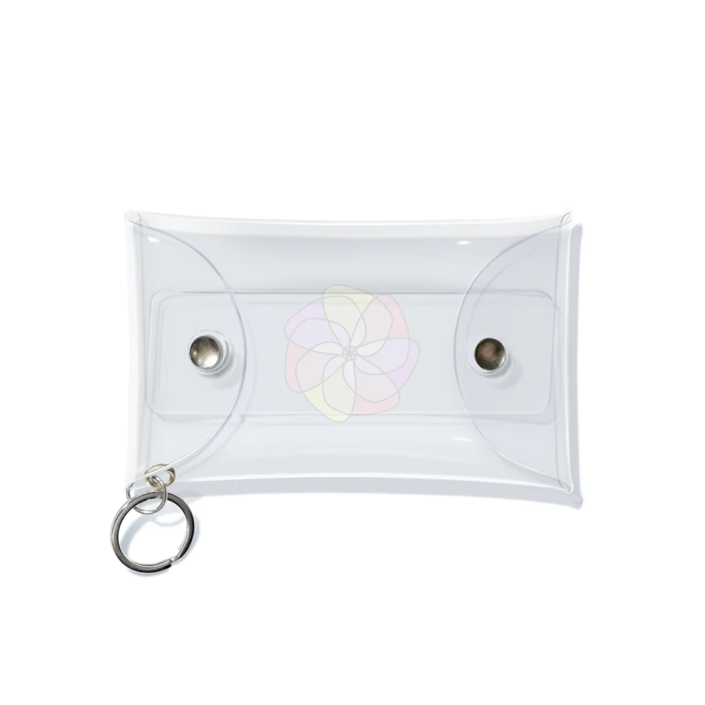 Glass Gardenのステンドグラス -Vivid Flower - Mini Clear Multipurpose Case