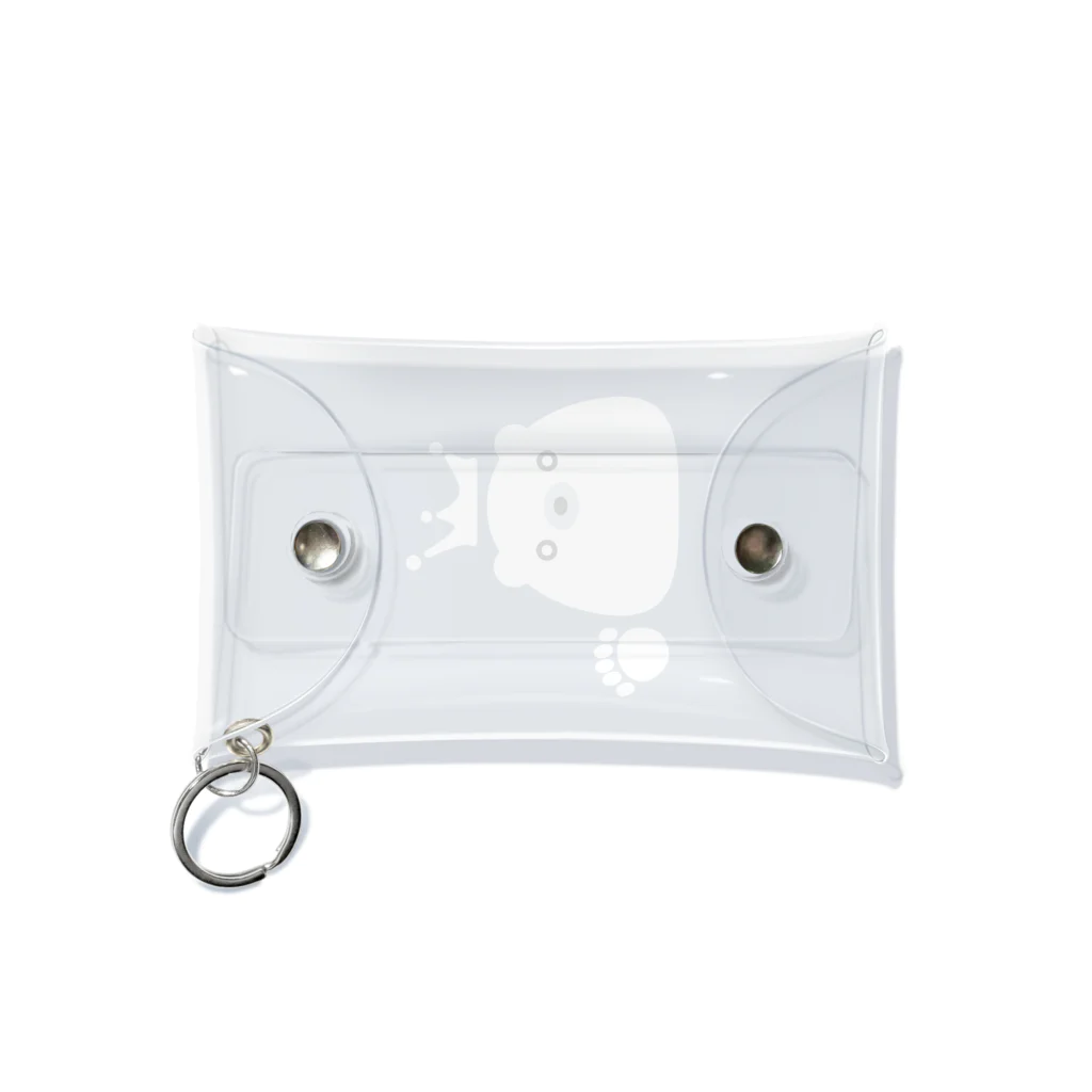 shop_hightonaammiのぴちゃっとしろくまくん Mini Clear Multipurpose Case