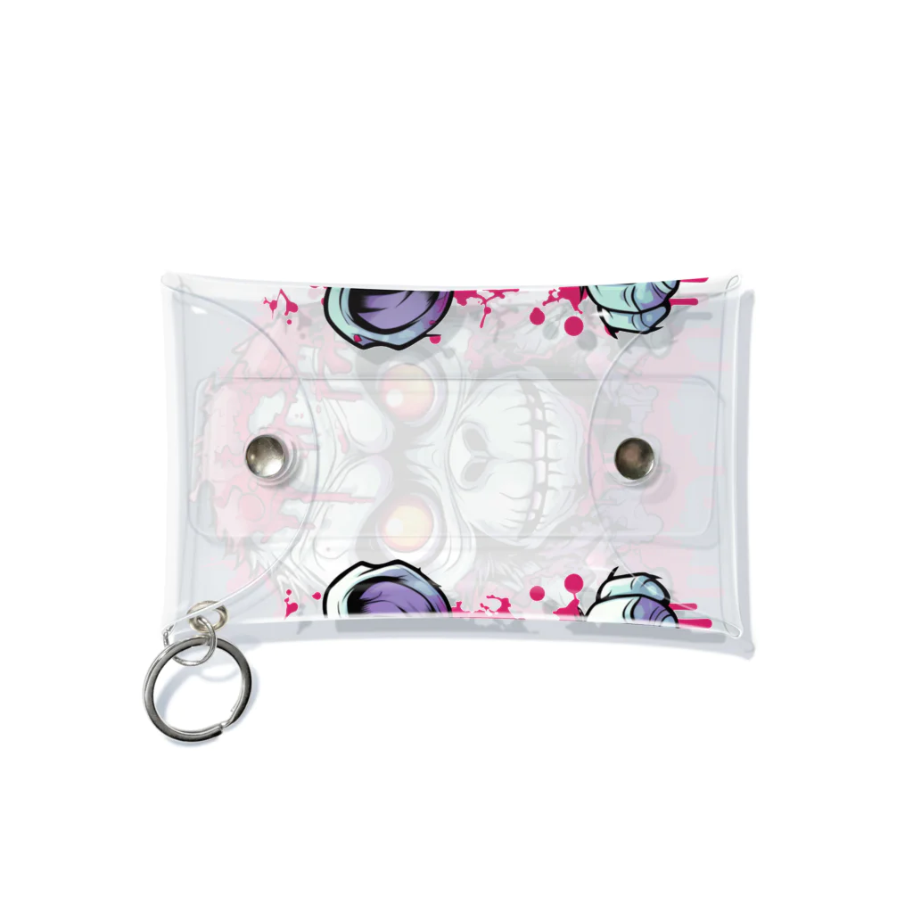 Vasetti_pressのゾンビ猿 Mini Clear Multipurpose Case