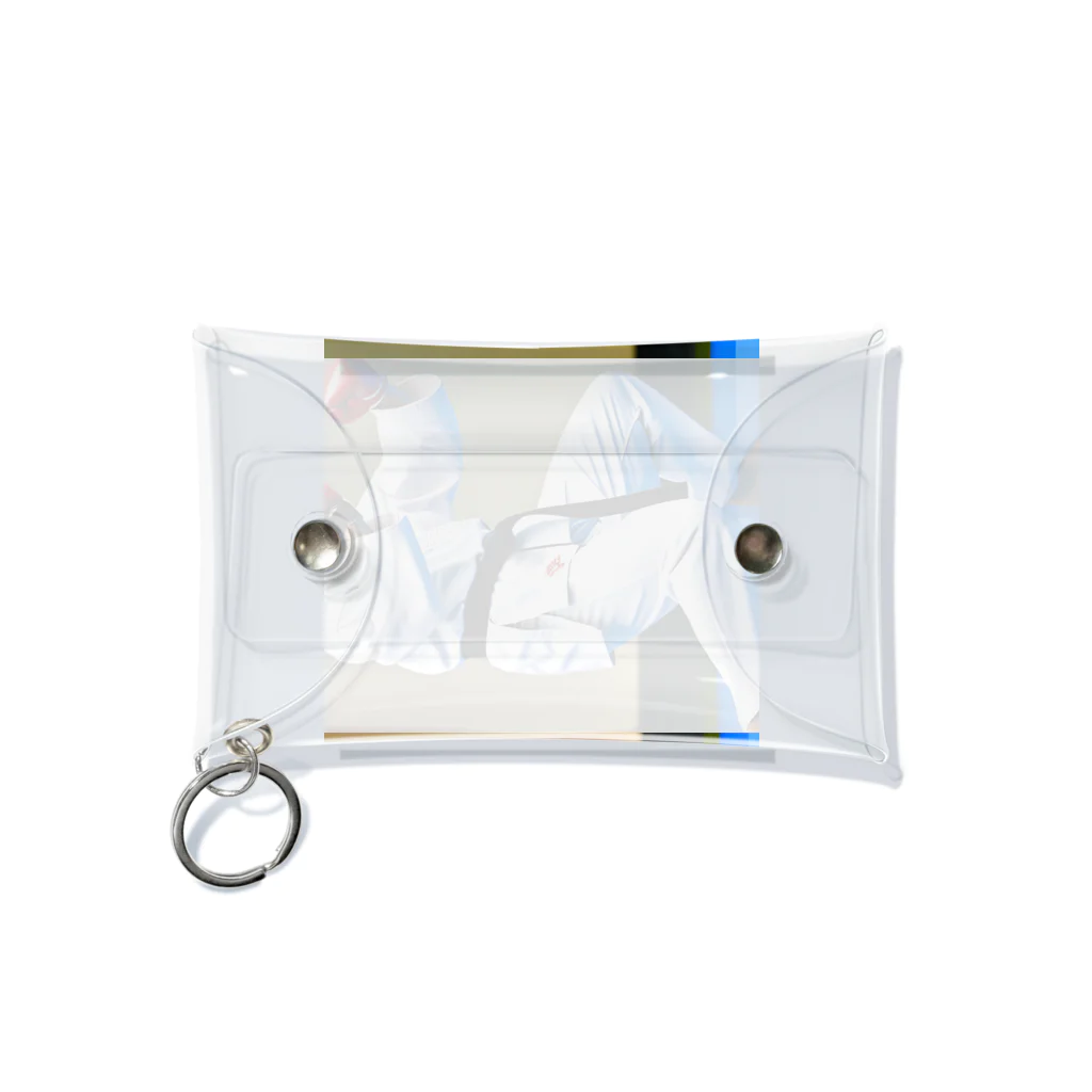 yoshito12345の空手大好きイラストグッズ Mini Clear Multipurpose Case