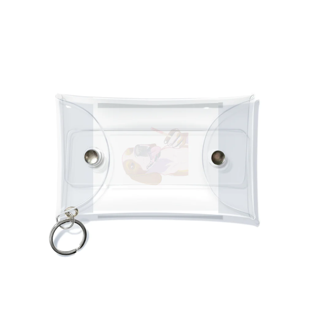 dog グッズ販売のDogイラストグッズ Mini Clear Multipurpose Case