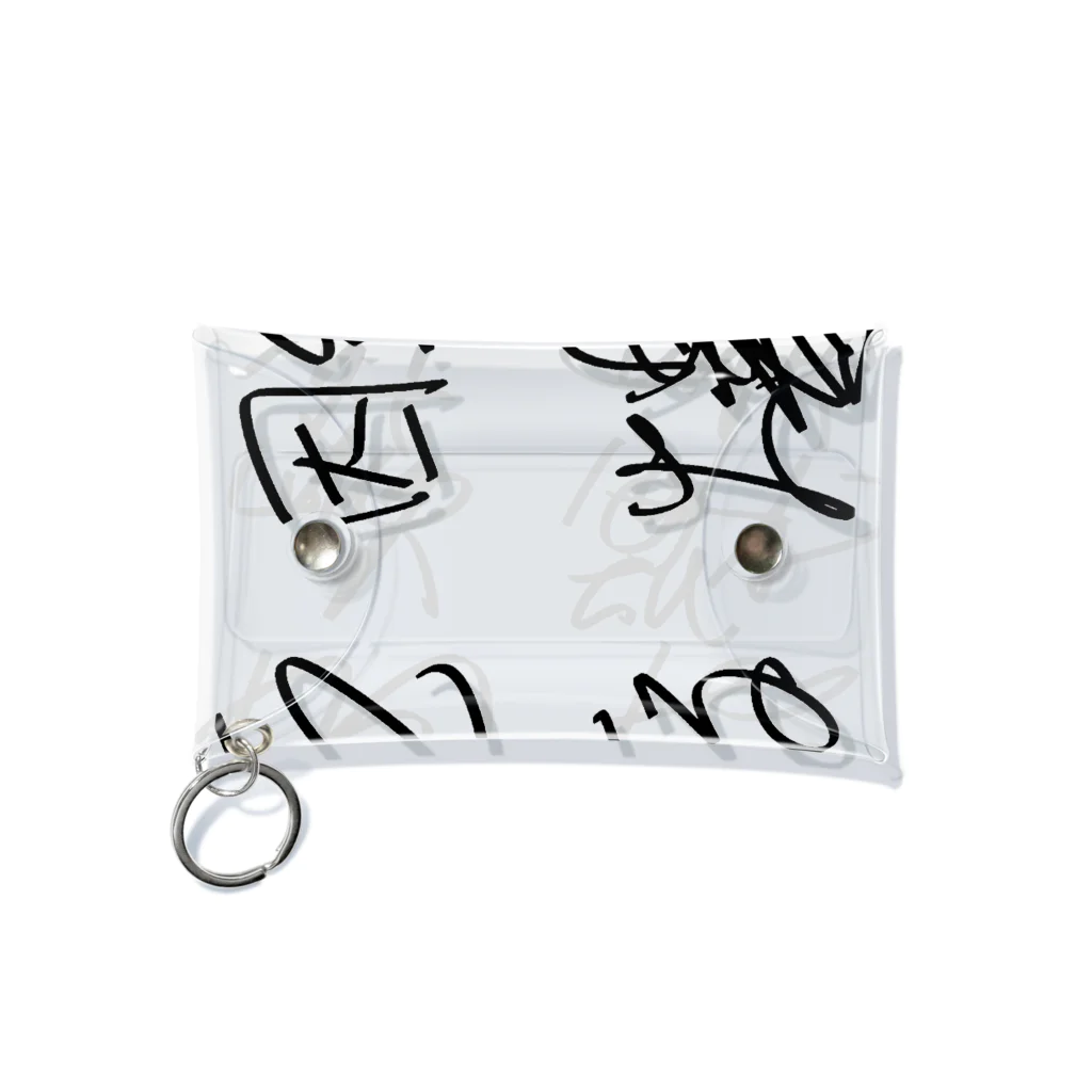 Dec-Affe-Inated RECORDSの因縁を爆撃する autographed logo Mini Clear Multipurpose Case