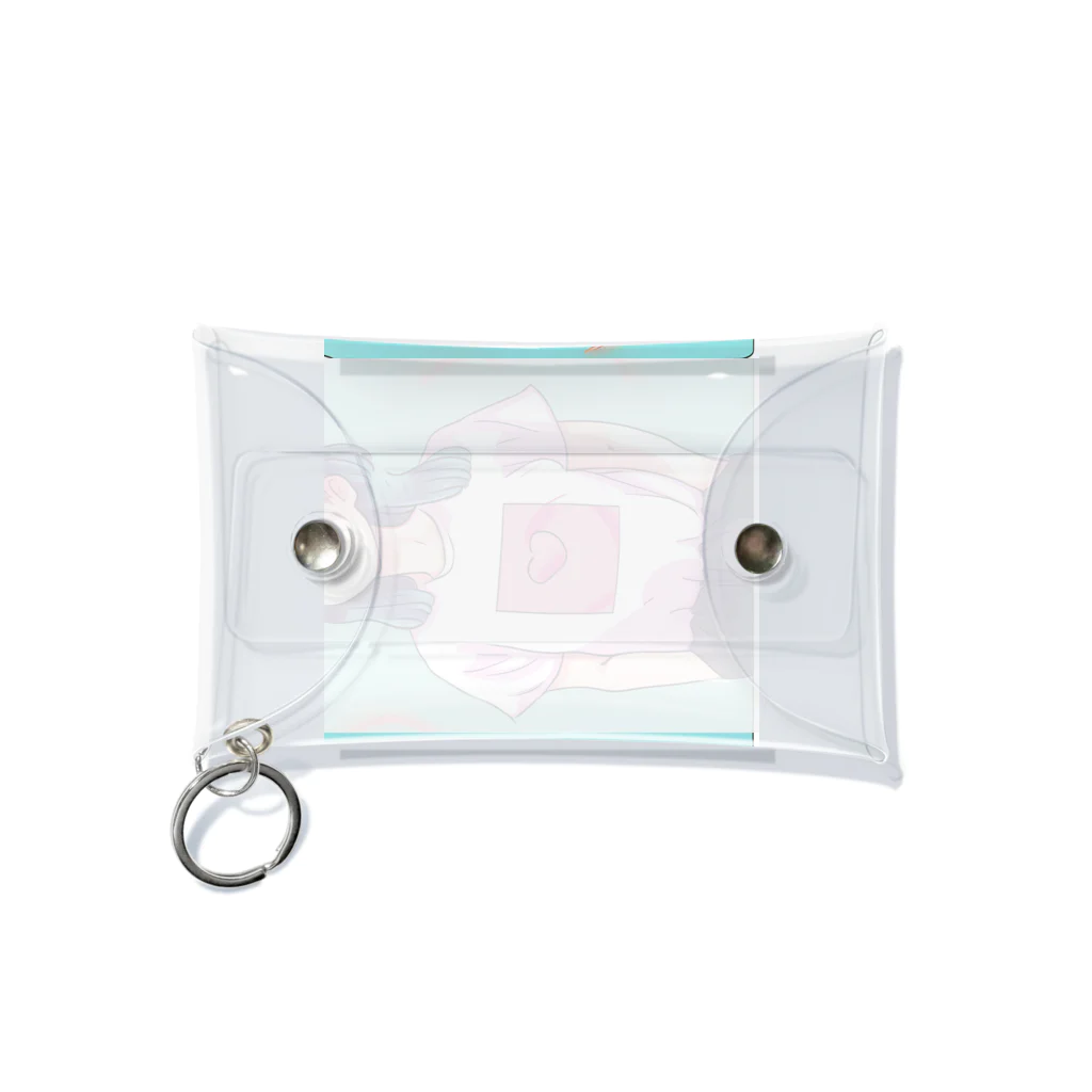 ニコニコマーケットの可愛いにこちゃん Mini Clear Multipurpose Case