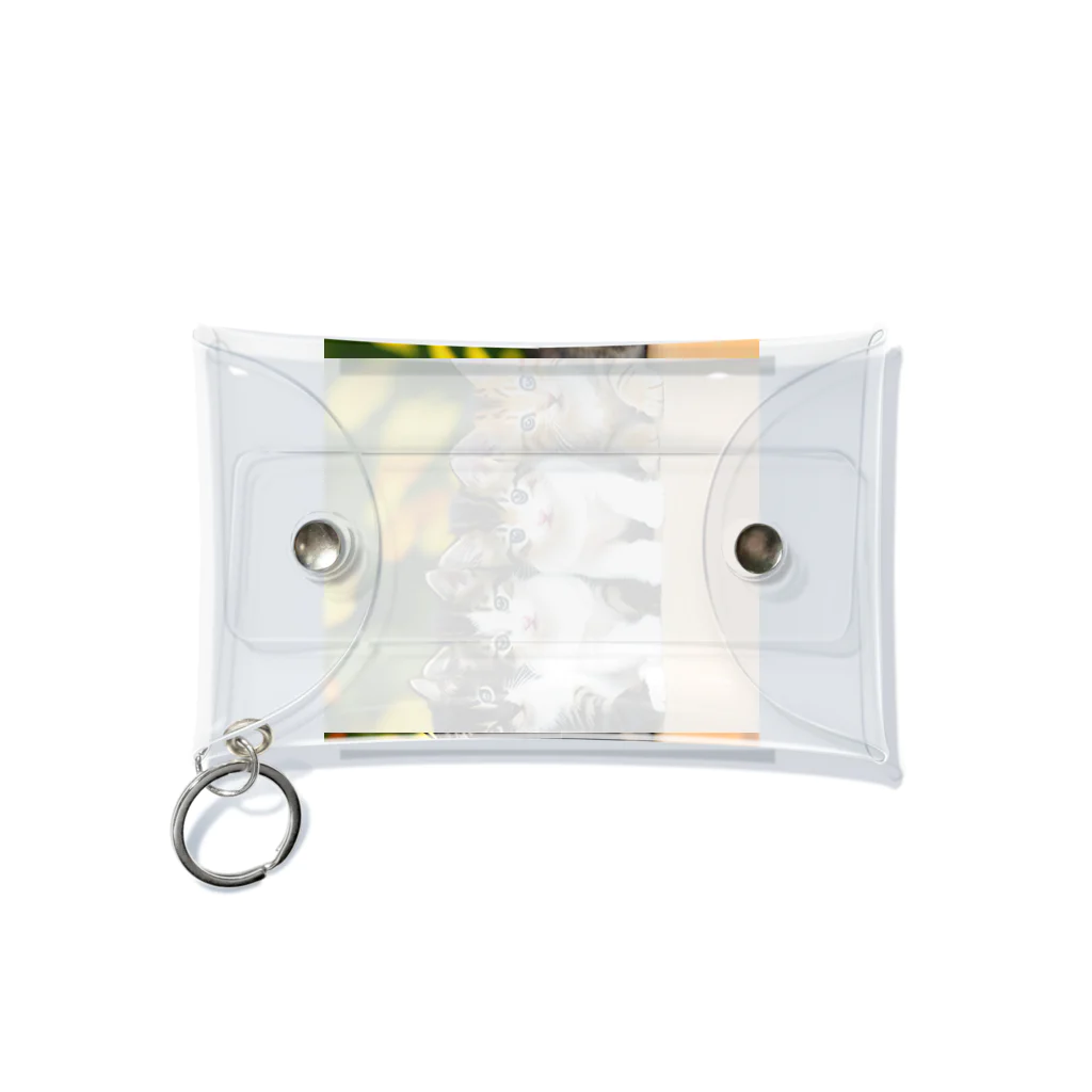 癒されショップのかわいいニャンコグッズ Mini Clear Multipurpose Case