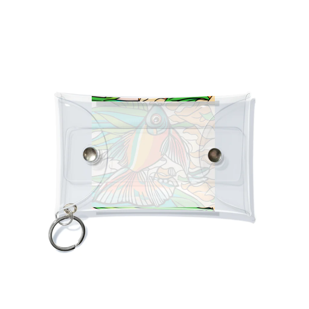 maoのアニメチックな魚 Mini Clear Multipurpose Case