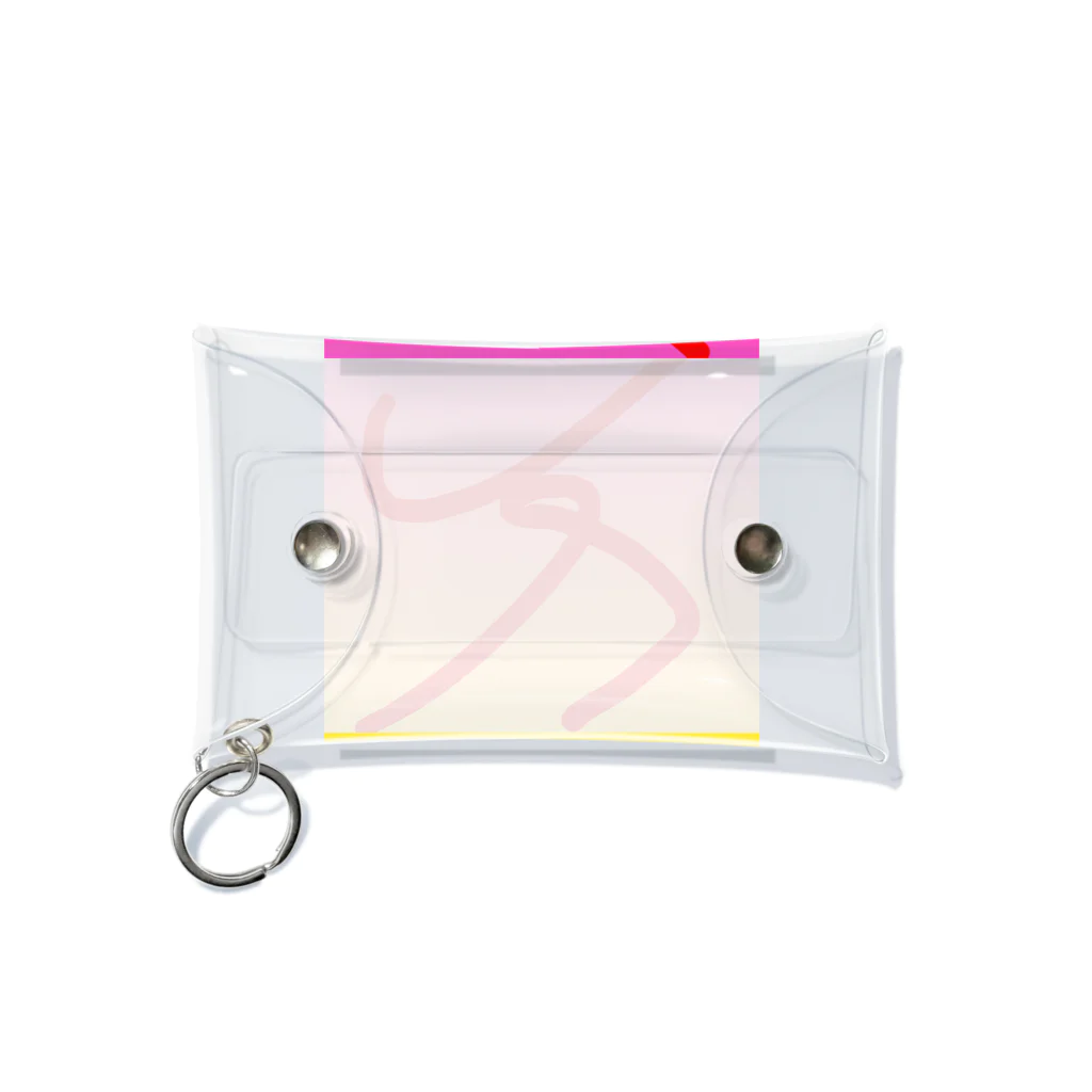 Maruchannのイニシャルk Mini Clear Multipurpose Case