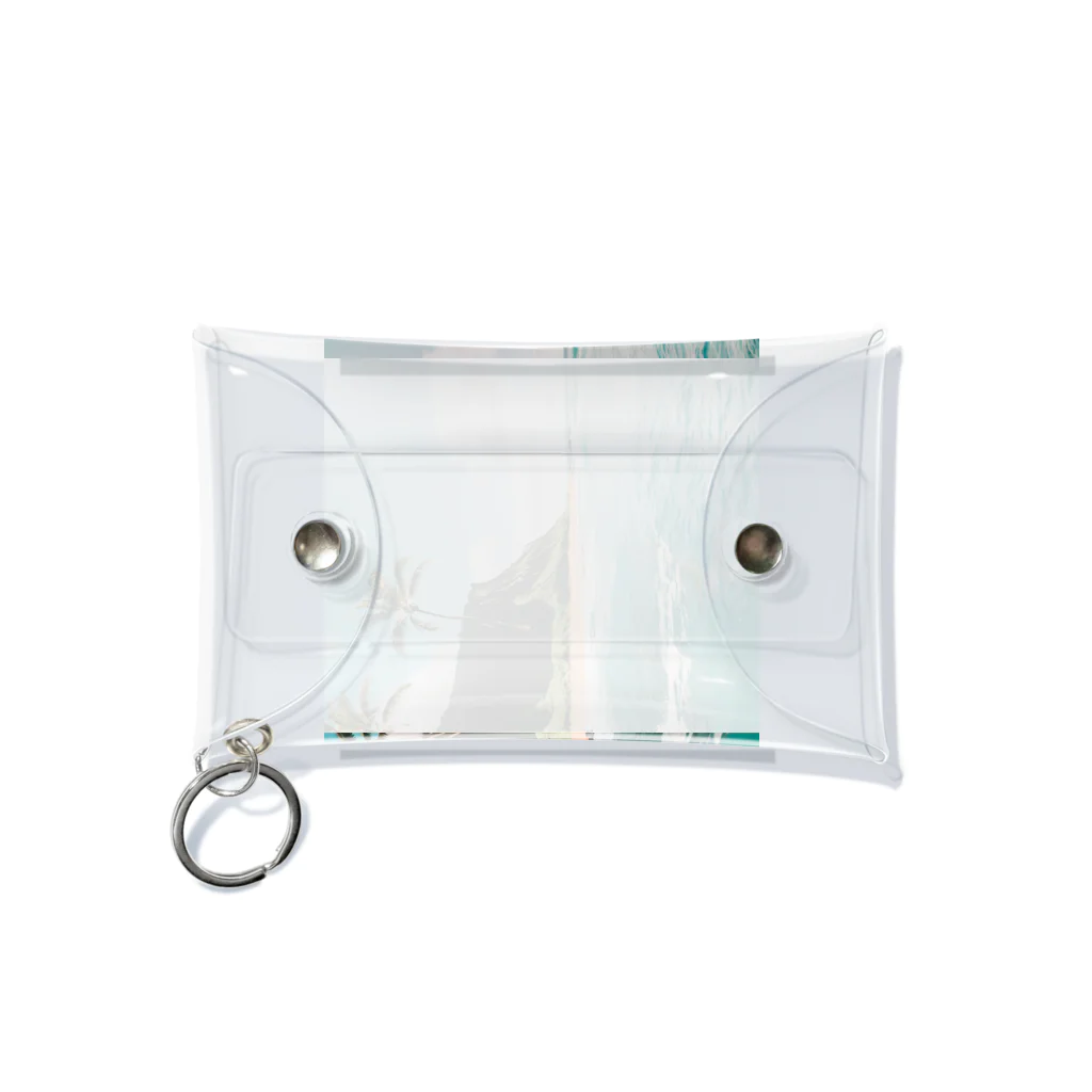 Makky_0401の南国の海イラストグッズ Mini Clear Multipurpose Case