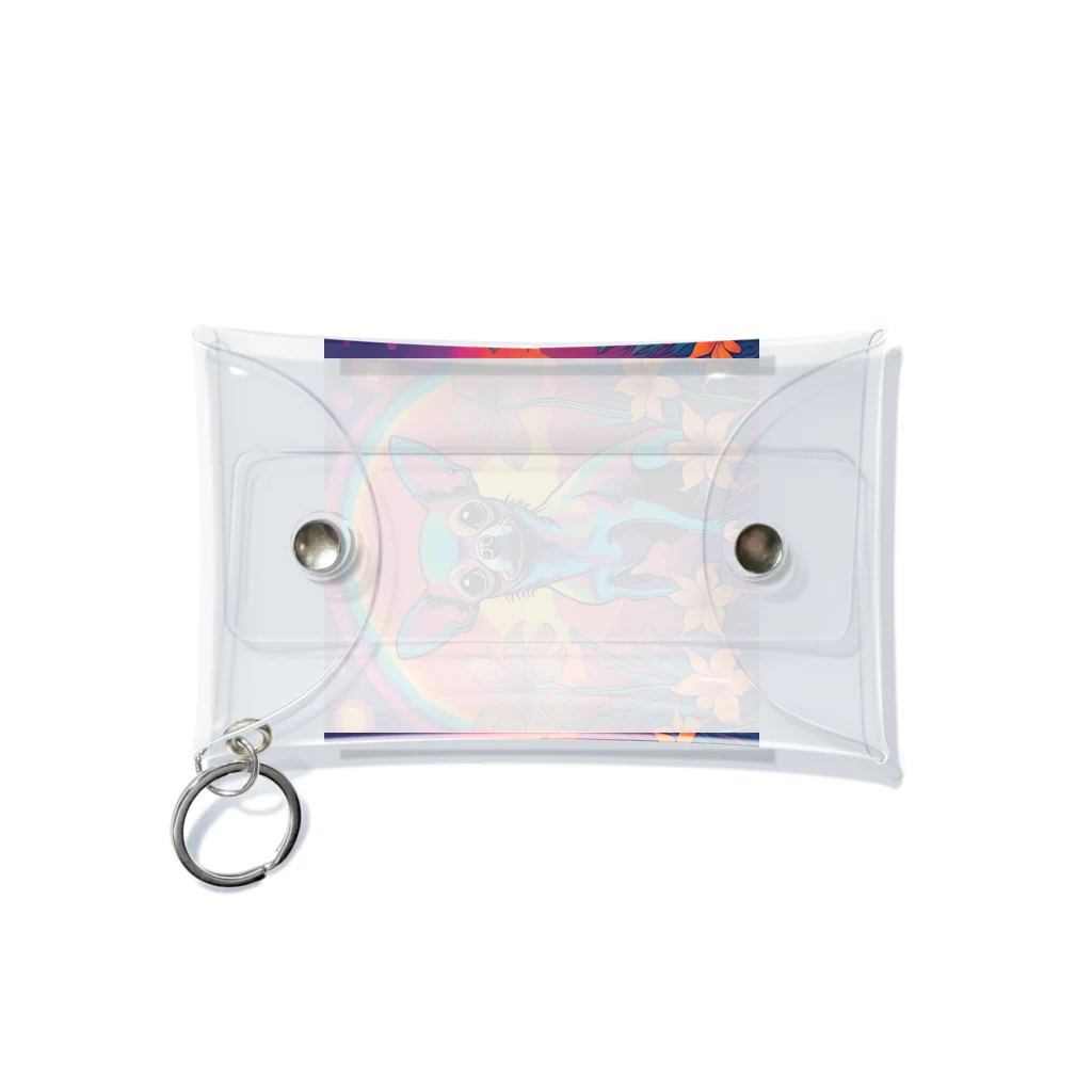 チワワ愛好家ショップの秋の魔法 チワワと夕暮れの物語 Mini Clear Multipurpose Case